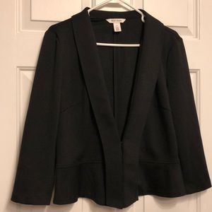 WHBM black knit blazer - sz 12